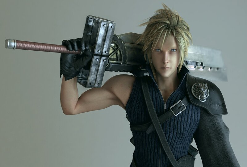 Cloud Strife with Buster Sword