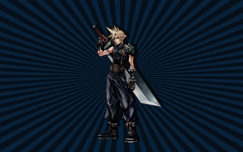 Cloud Strife with Buster Sword