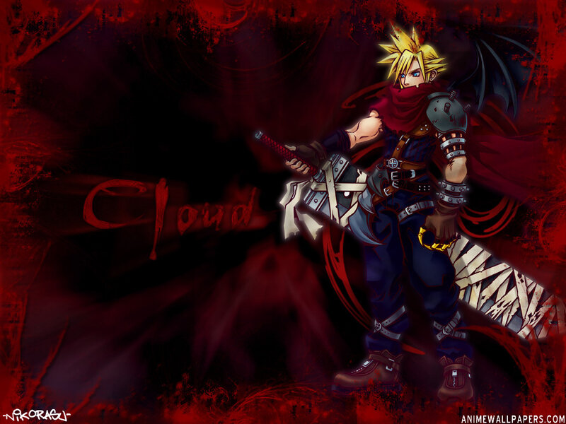 Cloud Strife with Sword — Red