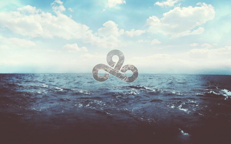 Cloud Symbol over Ocean