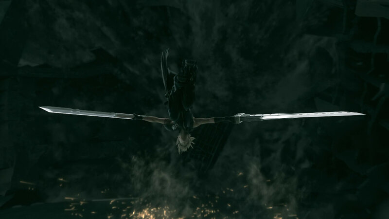 Cloud with buster sword