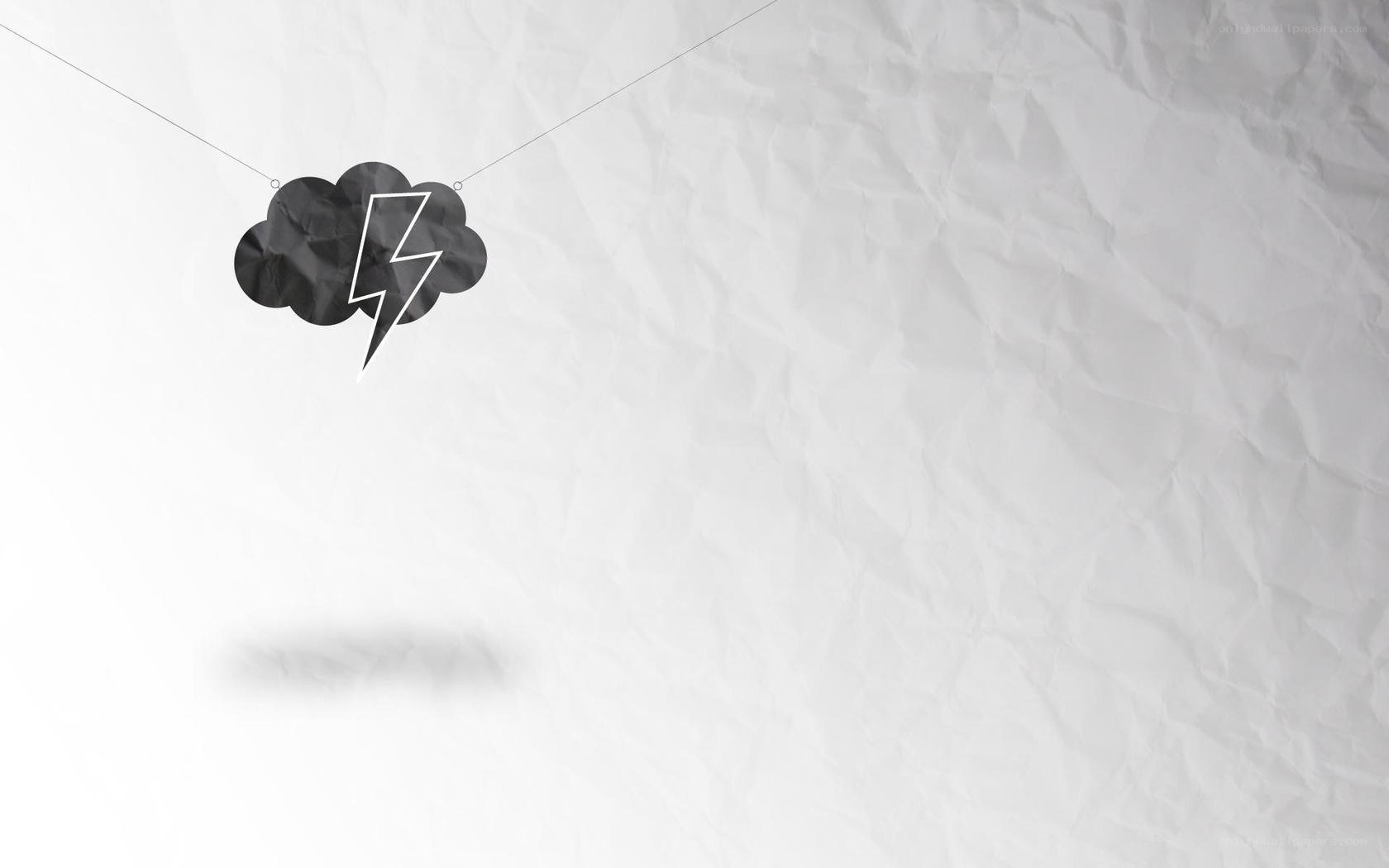 cloud with lightning bolt icon