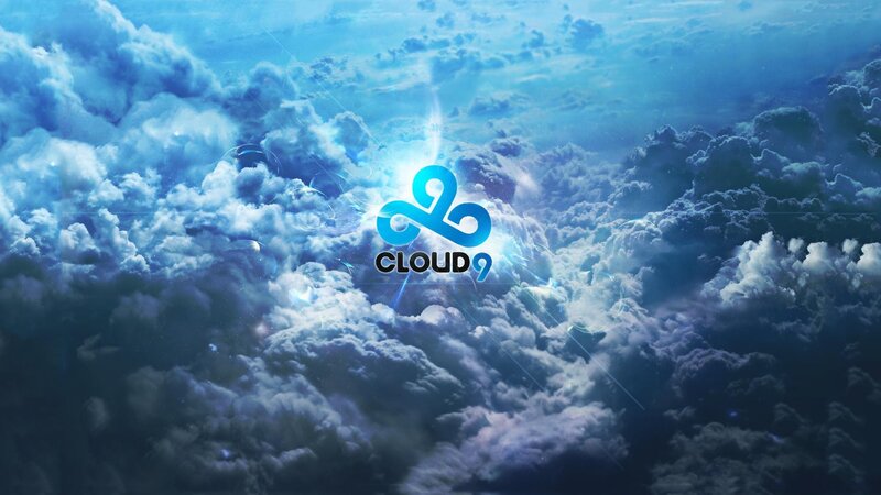 Cloud9 Logo in Clouds