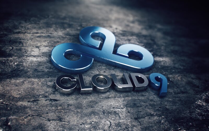 Cloud9 Logo on Stone