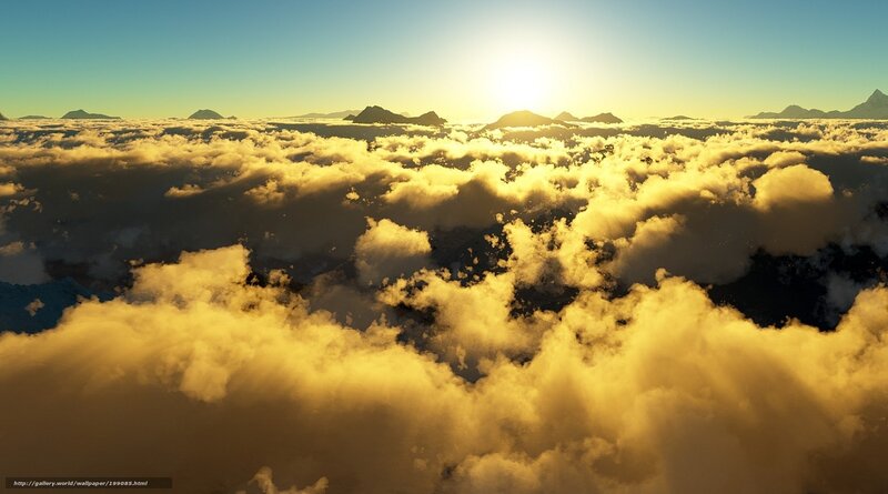 Clouds Above Mountains