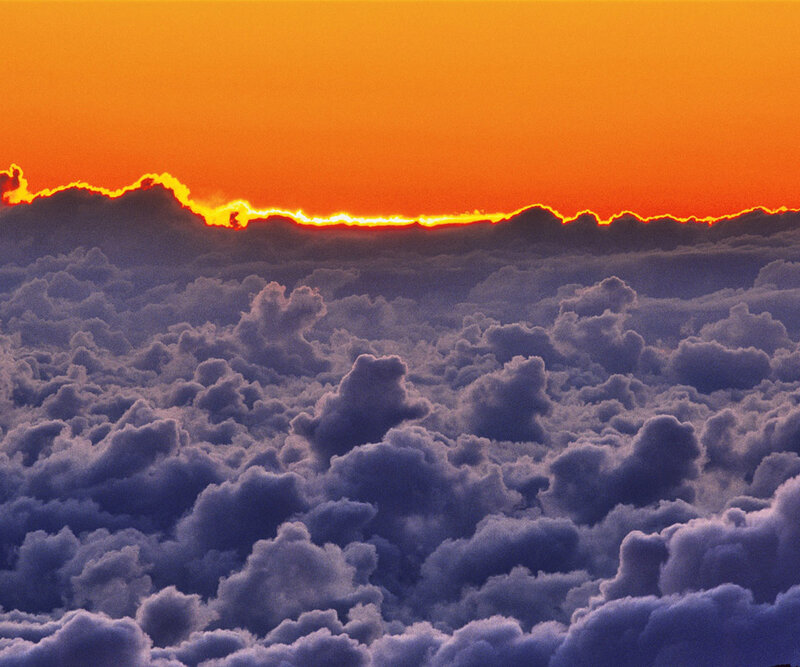 Clouds Above Sunset — Orange