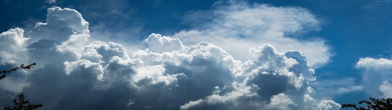 Clouds against blue sky