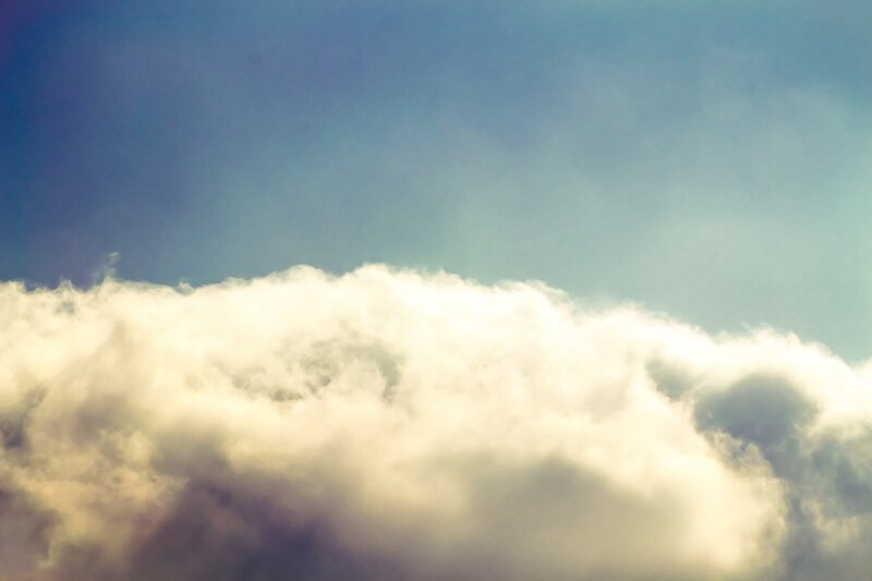 clouds against blue sky