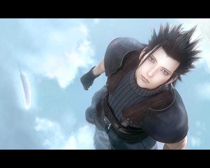 Clouds and a feather