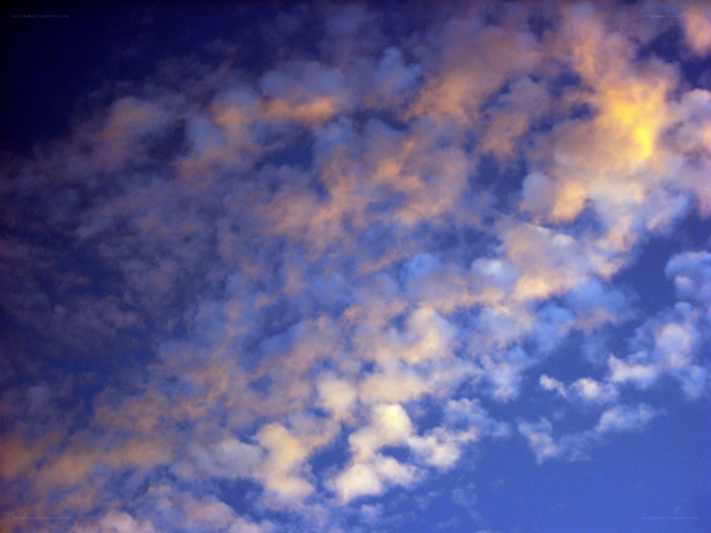 clouds at dusk