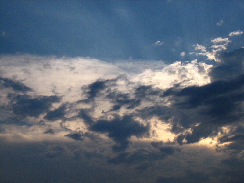 Clouds at dusk