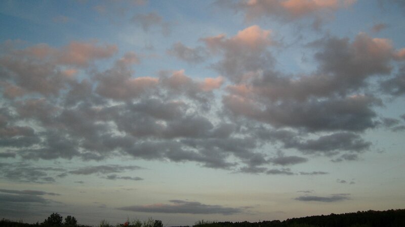 Clouds at Dusk — Blue, Calm