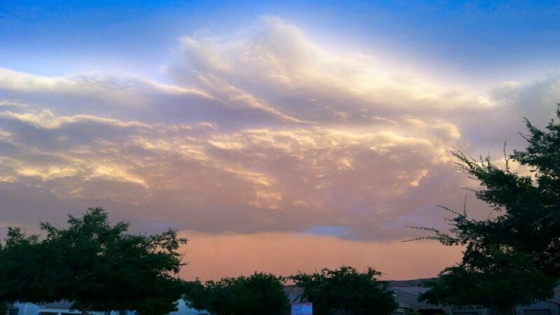 Clouds at Dusk — Blue, Dramatic, Sunset