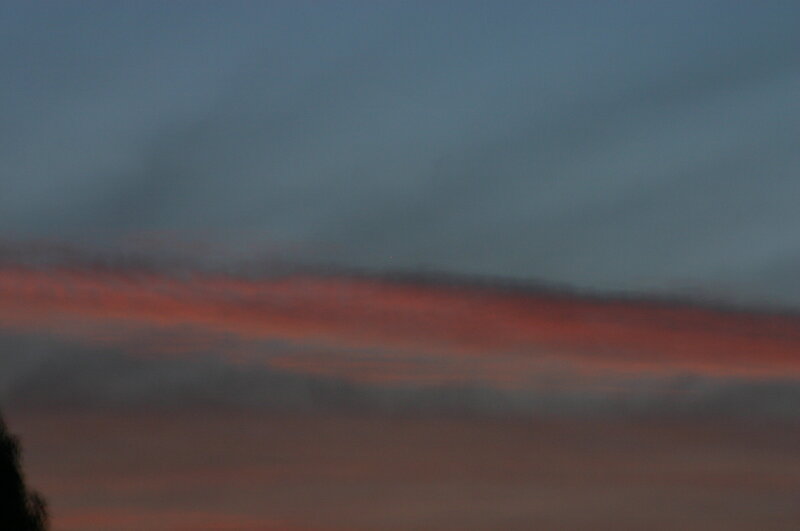 Clouds at Dusk — Blue