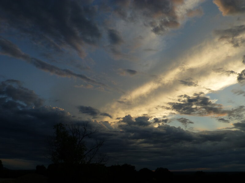 Clouds at Dusk — Gray, Dramatic, Sunset