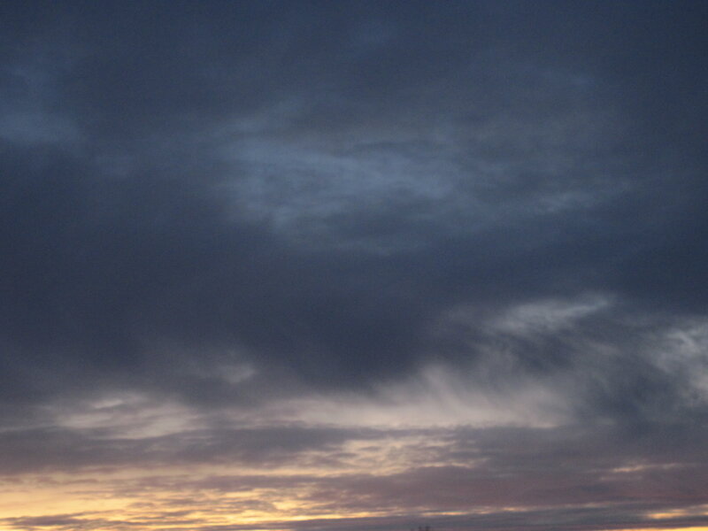Clouds at Dusk — Gray