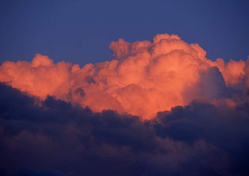 Clouds at Dusk — Orange
