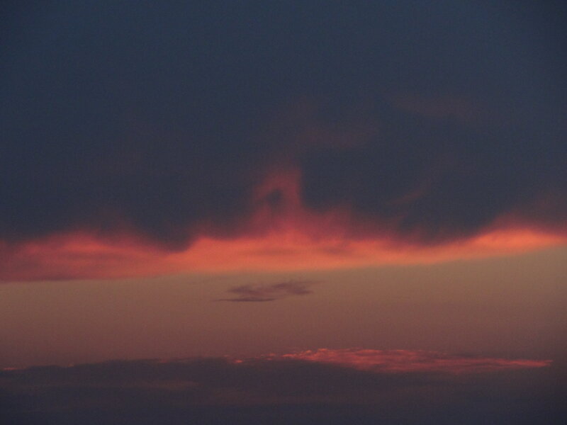 Clouds at Dusk — Purple, Dramatic