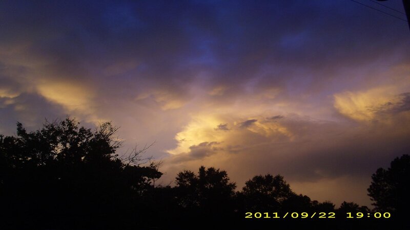 Clouds at Dusk — Purple