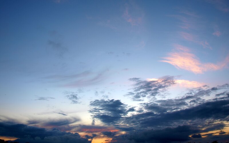 Clouds at Dusk — Serene