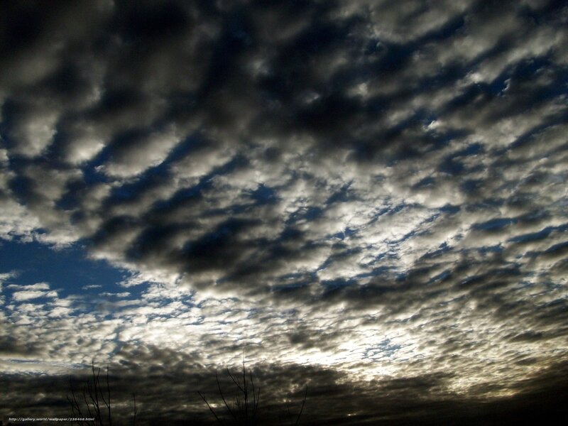 Clouds at dusk