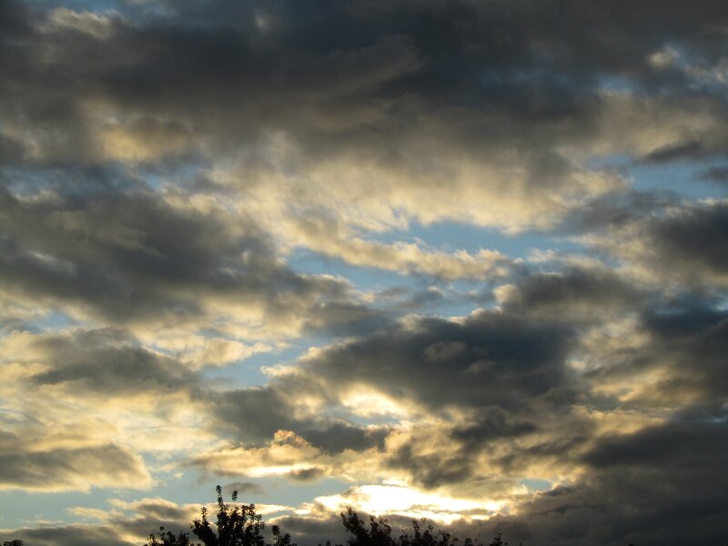 clouds at sunset