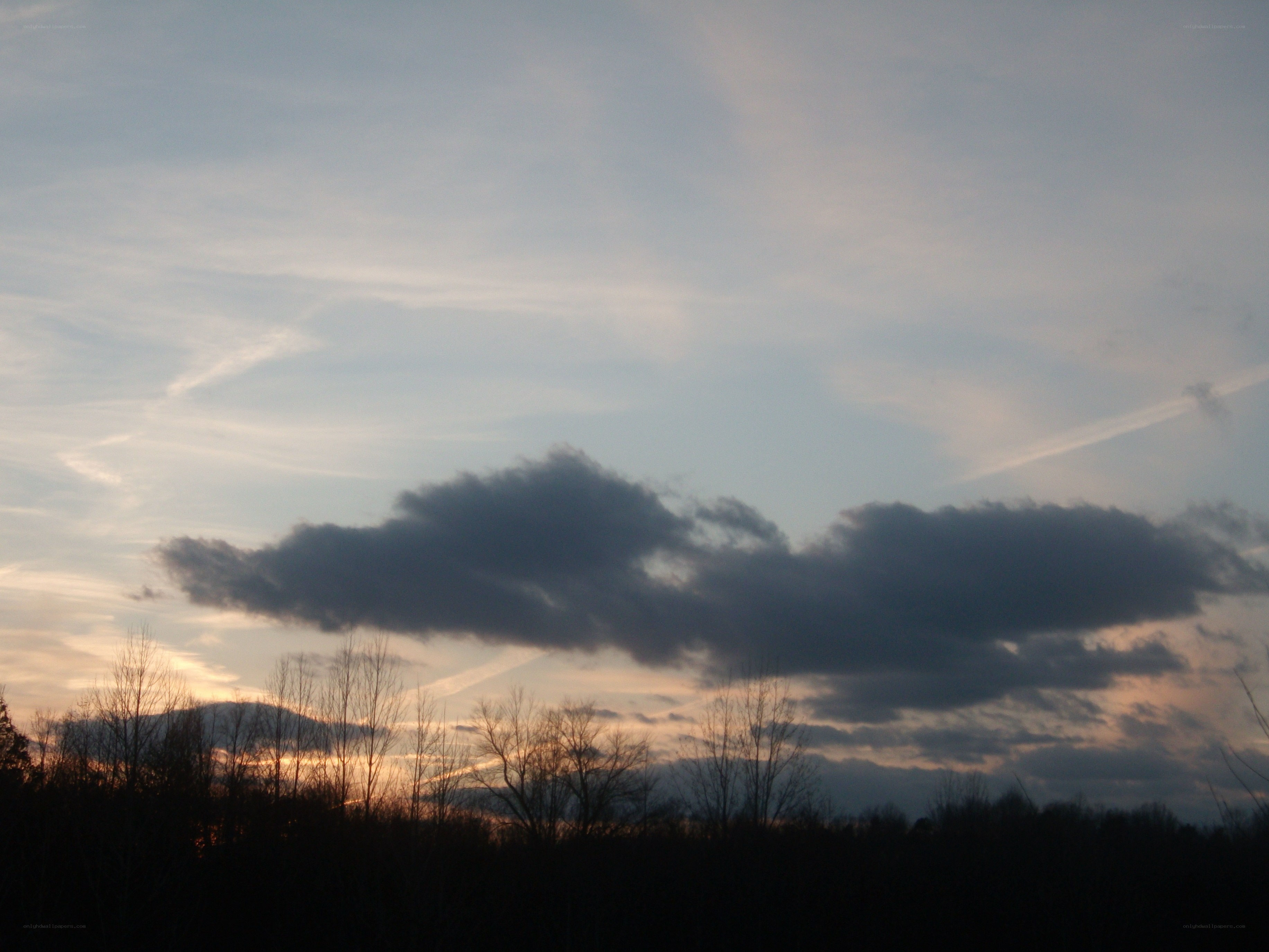 clouds at sunset