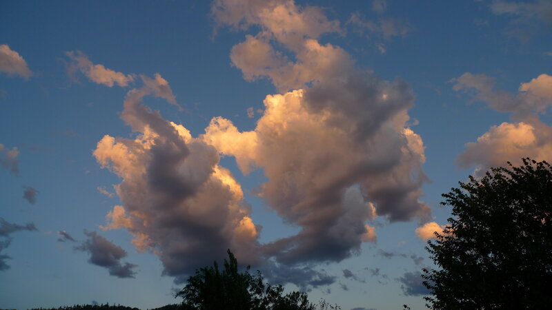 clouds at sunset