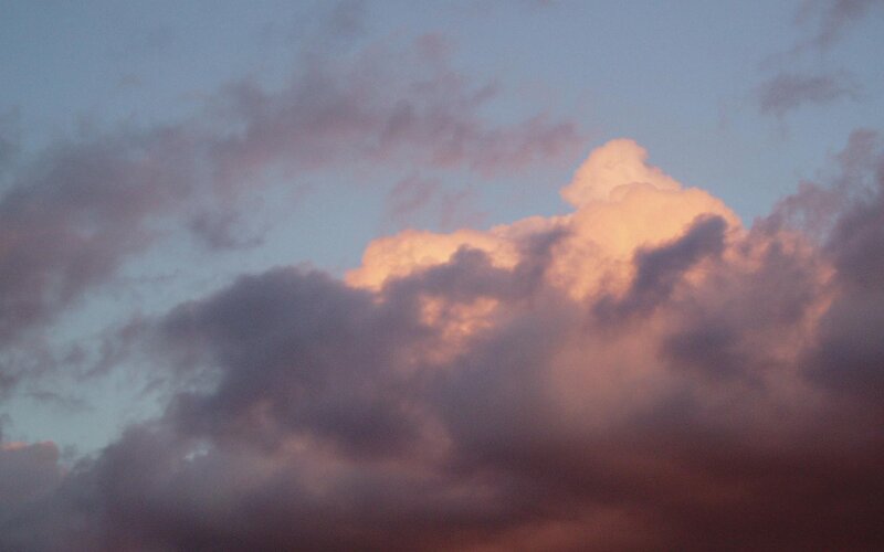 clouds at sunset