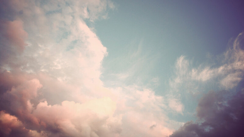 clouds at sunset