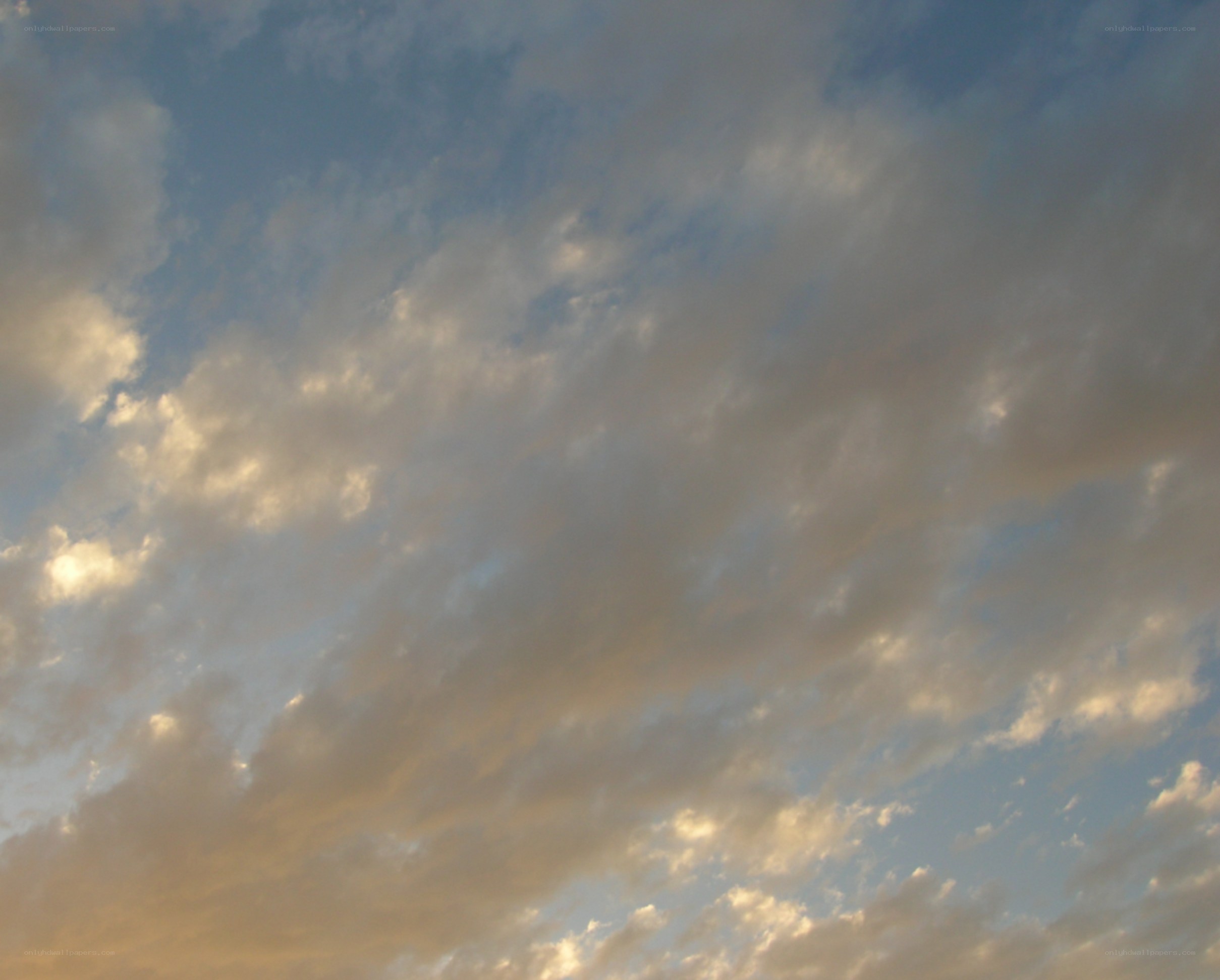 clouds at sunset