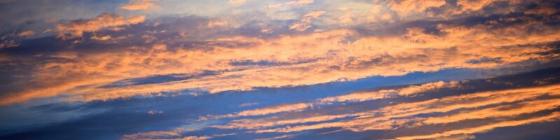 Clouds at Sunset — Dramatic, Photograph