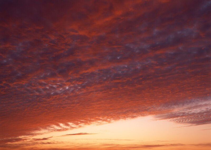 Clouds at Sunset — Orange, Sky