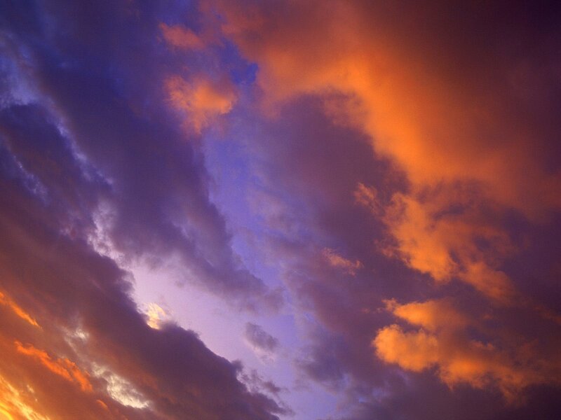 Clouds at Sunset — Photograph, Sky