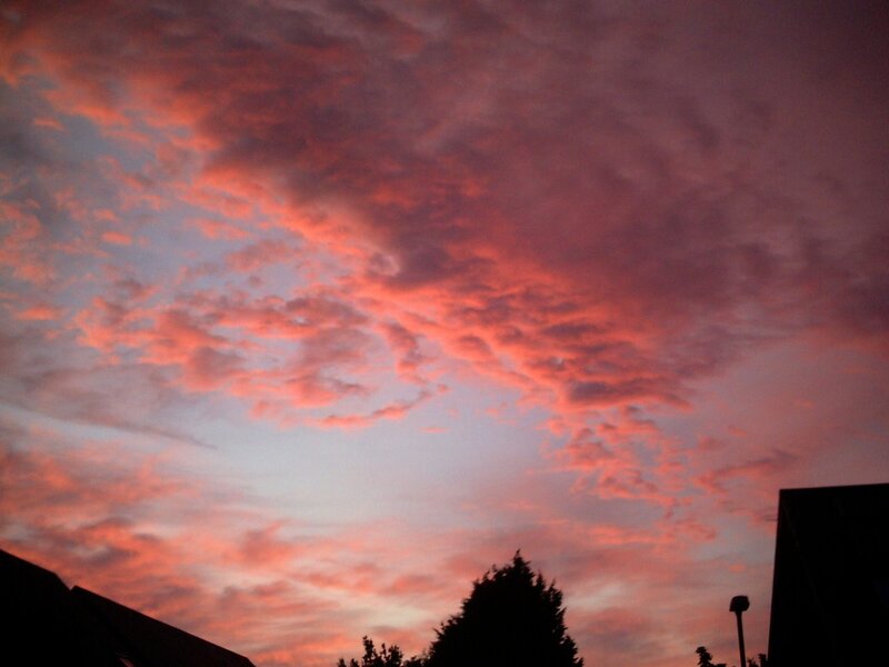 Clouds at Sunset — Pink