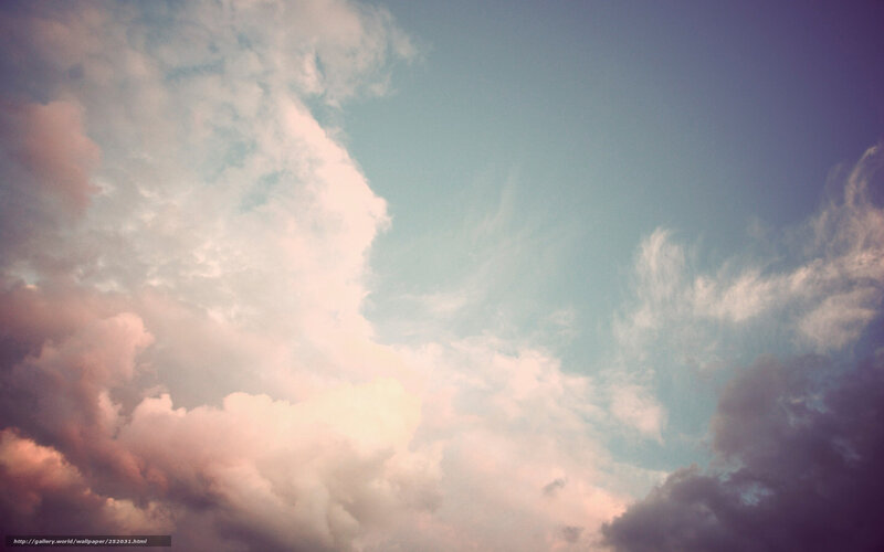 Clouds at sunset