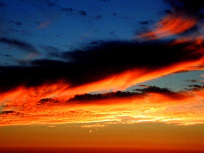 Clouds During Sunset — Orange