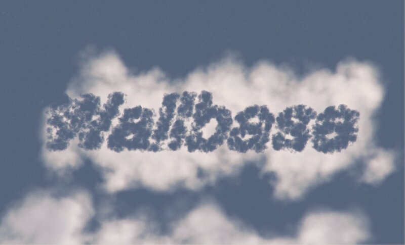 Clouds form the word Malibas