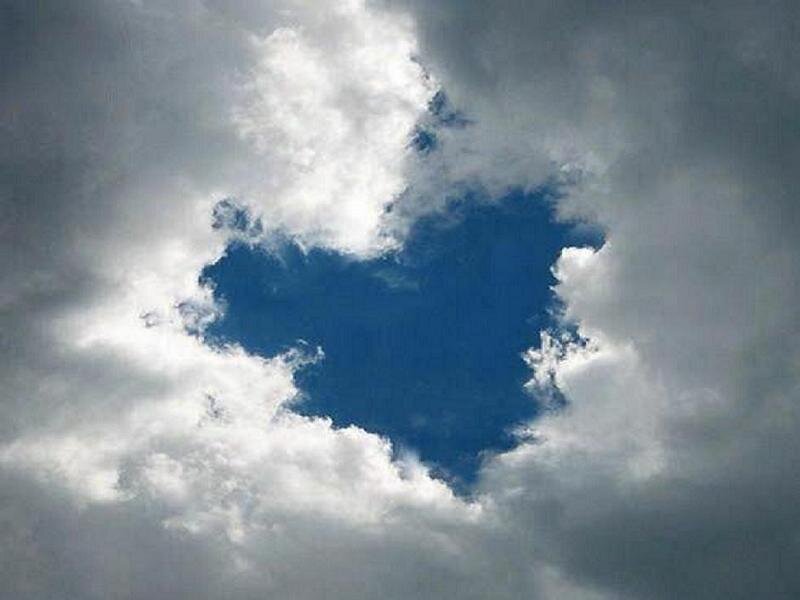 Clouds Forming Heart Shape