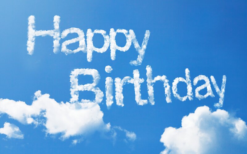 Clouds Forming Text