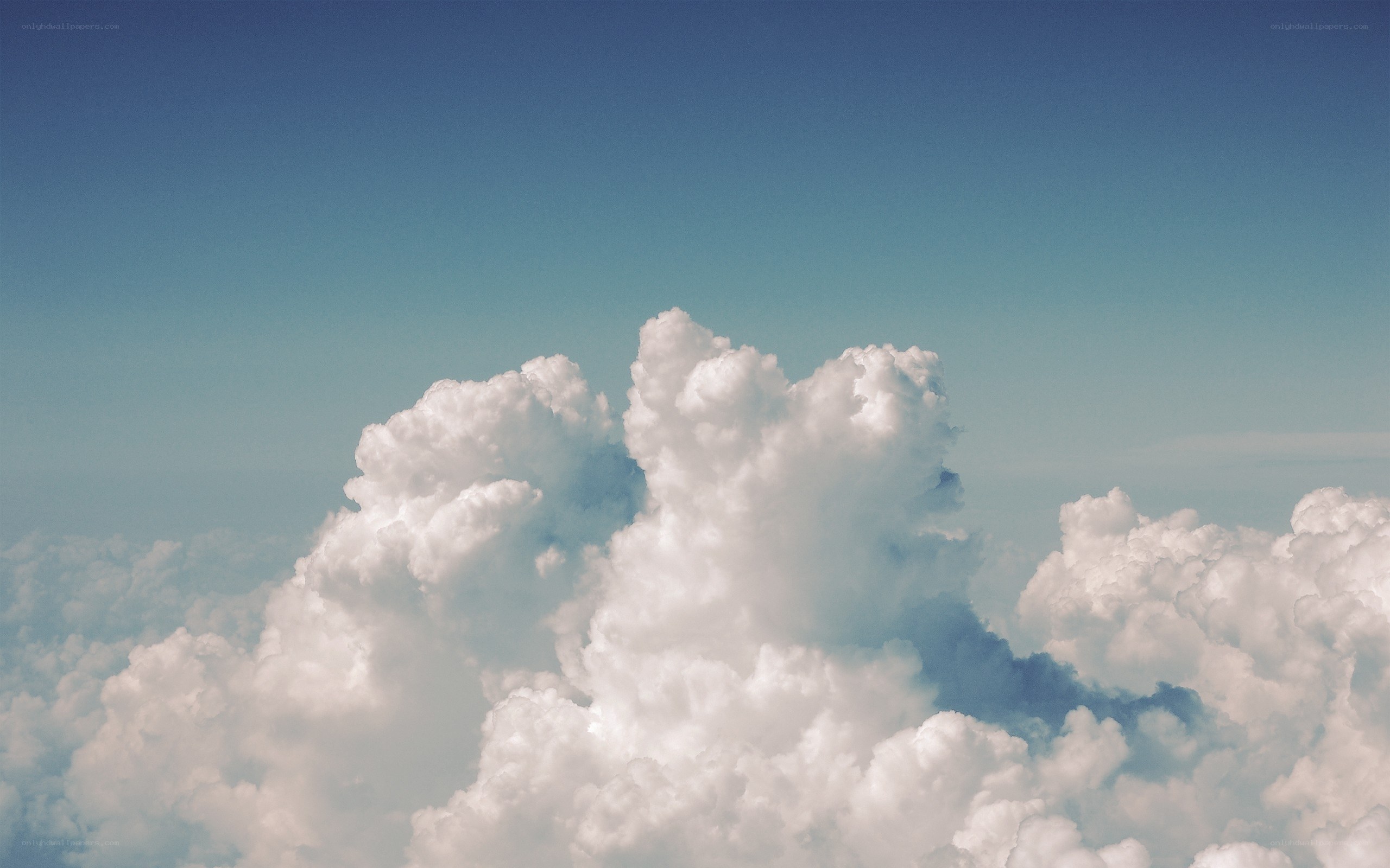 clouds from above