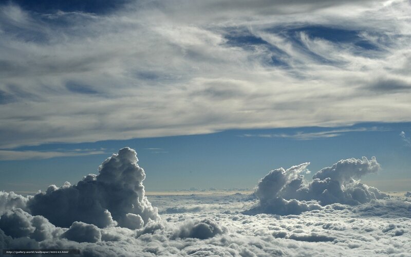 Clouds from above