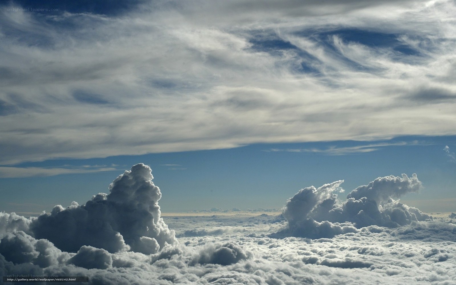 Clouds from above