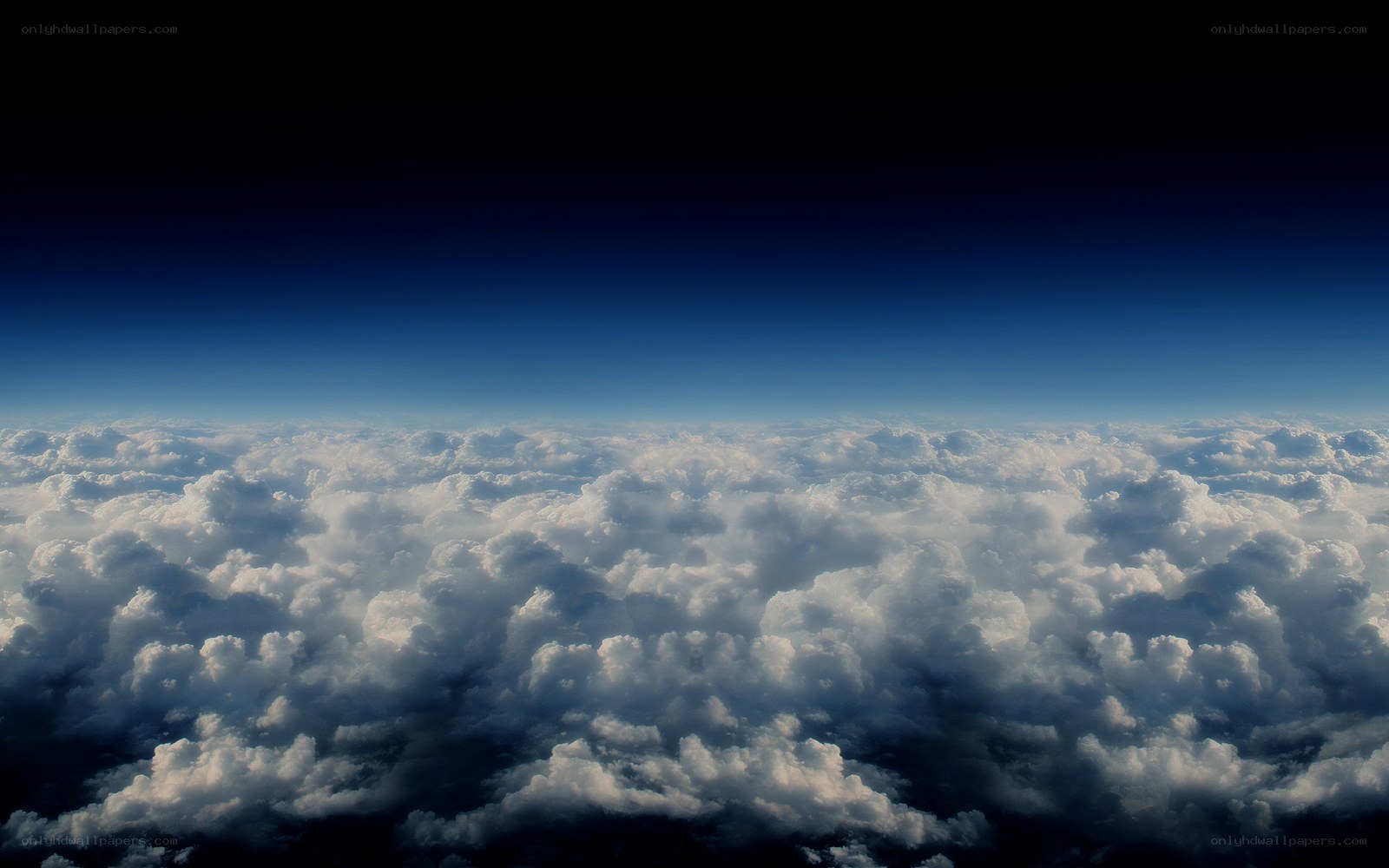clouds from above
