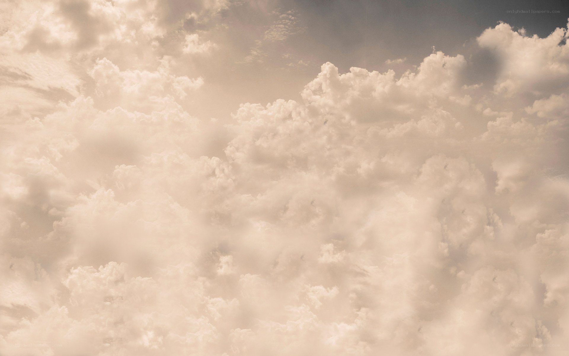 clouds from above