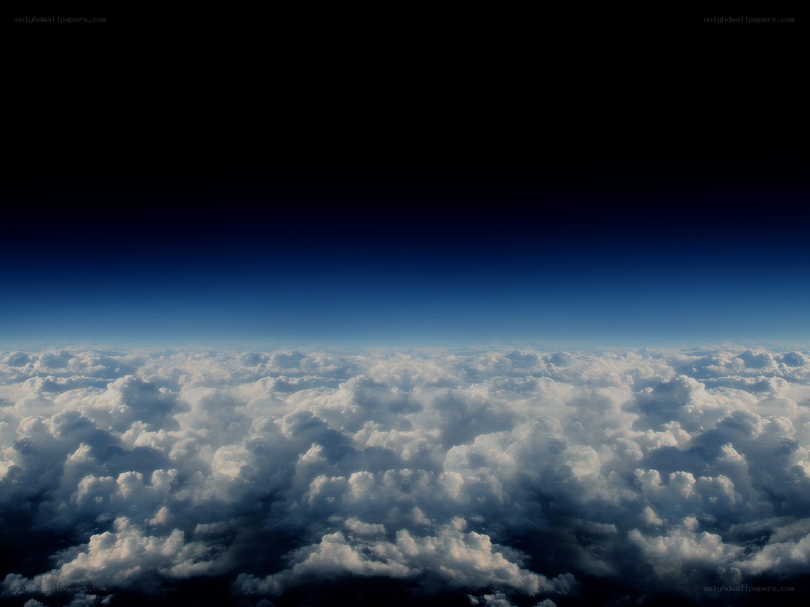 clouds from above