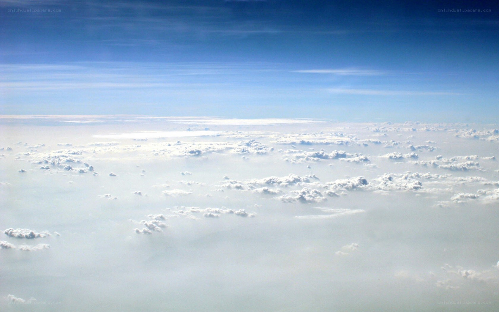 clouds from above