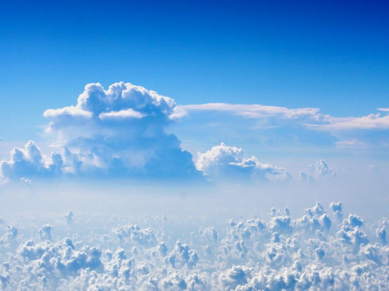 Clouds from above