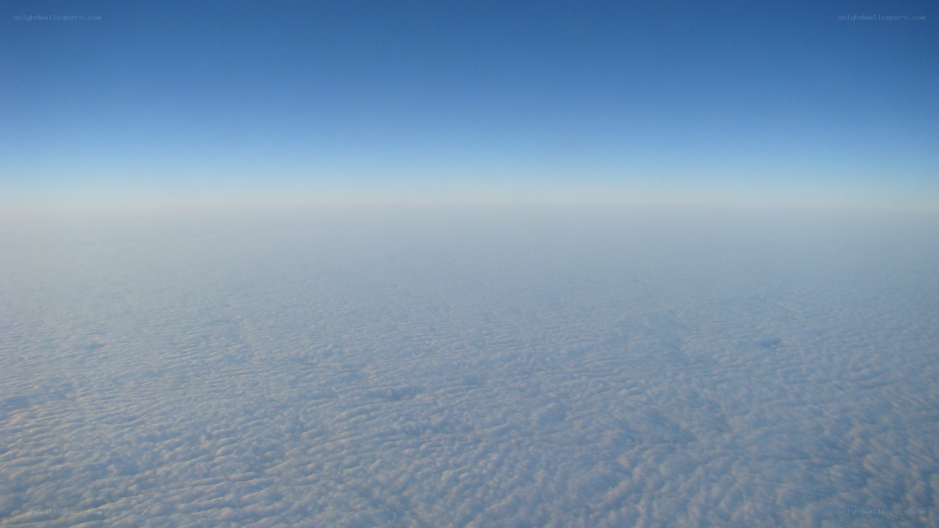clouds from above