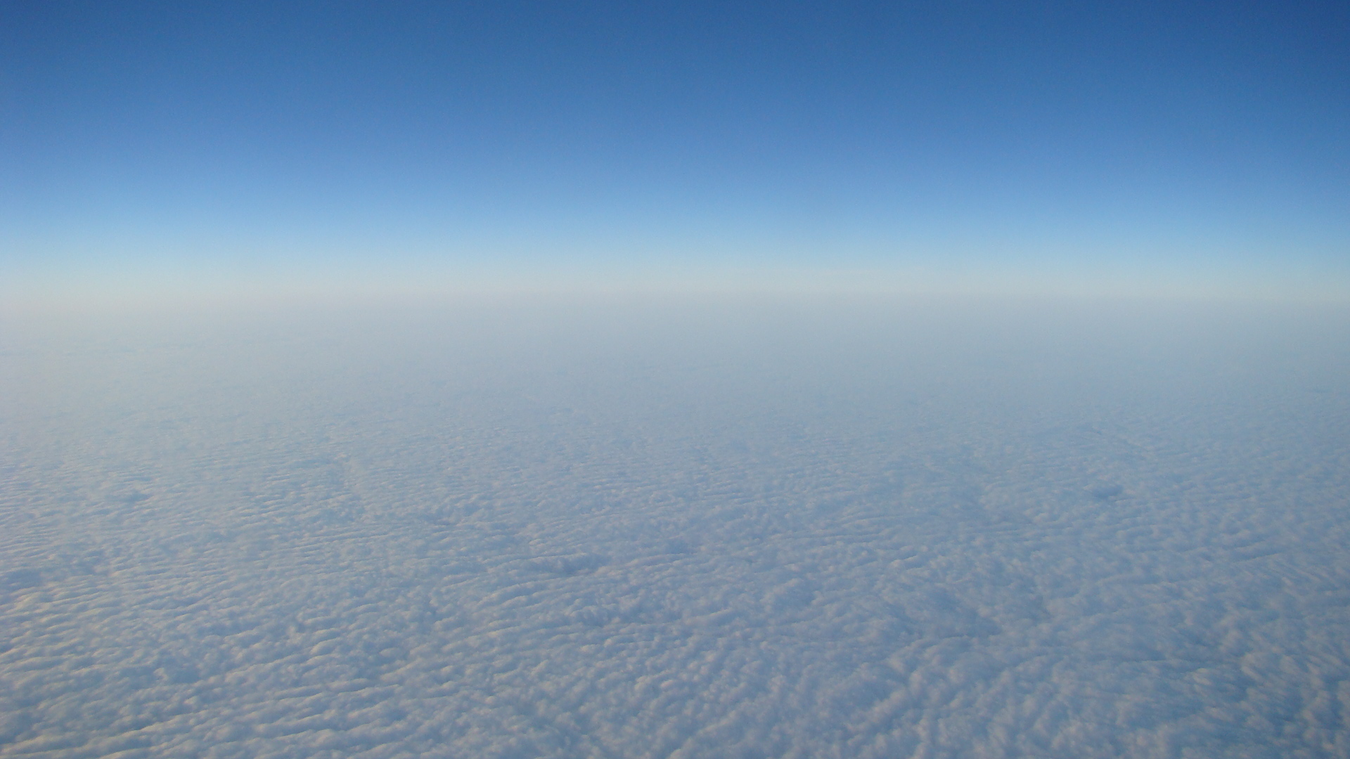 clouds from above